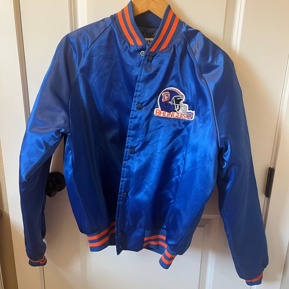 Vintage Denver Broncos Bomber Jacket